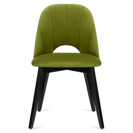 Eetkamerstoel BOVIO 86x48 cm licht groen/beuken