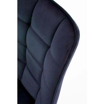 Eetkamerstoel COMORO, 1 stuk, donkerblauw