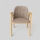 Eetkamerstoel GARDA eiken/beige