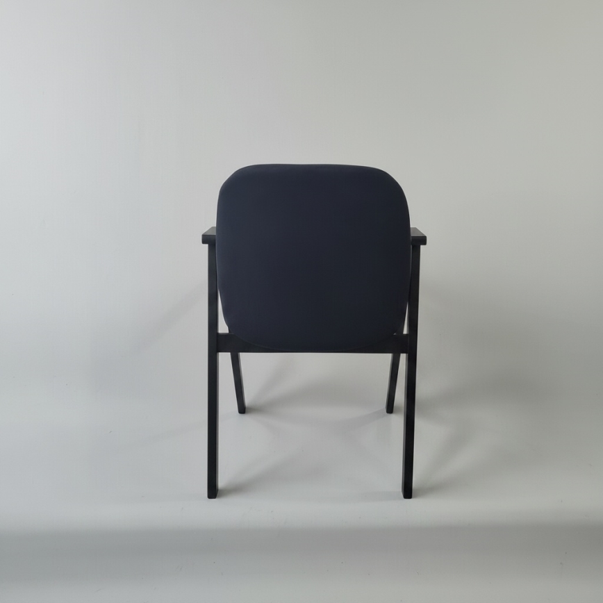 Eetkamerstoel GARDA zwart/antraciet