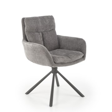 Eetkamerstoel HALSA 1 stuk grijs