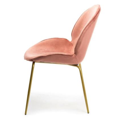 Eetkamerstoel LORI 82,5x49 cm roze