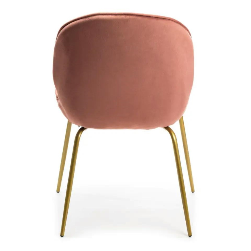 Eetkamerstoel LORI 82,5x49 cm roze