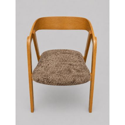 Eetkamerstoel LUSO eiken/bruin