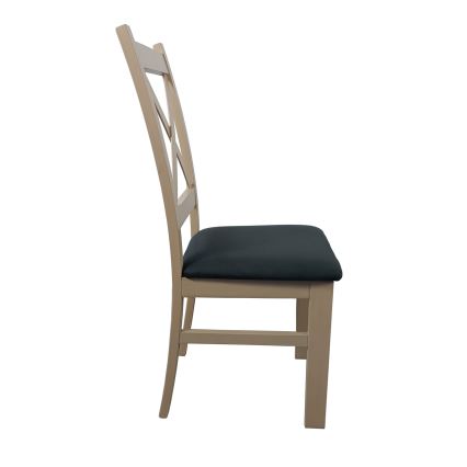 Eetkamerstoel NATE eiken sonoma/zwart