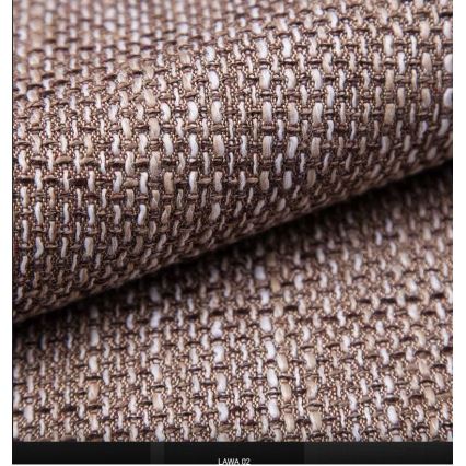 Eetkamerstoel NATE wit/bruin