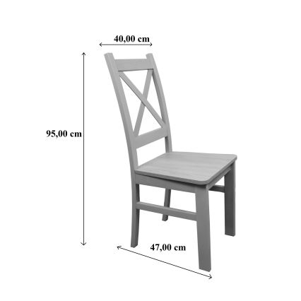 Eetkamerstoel NATE wit