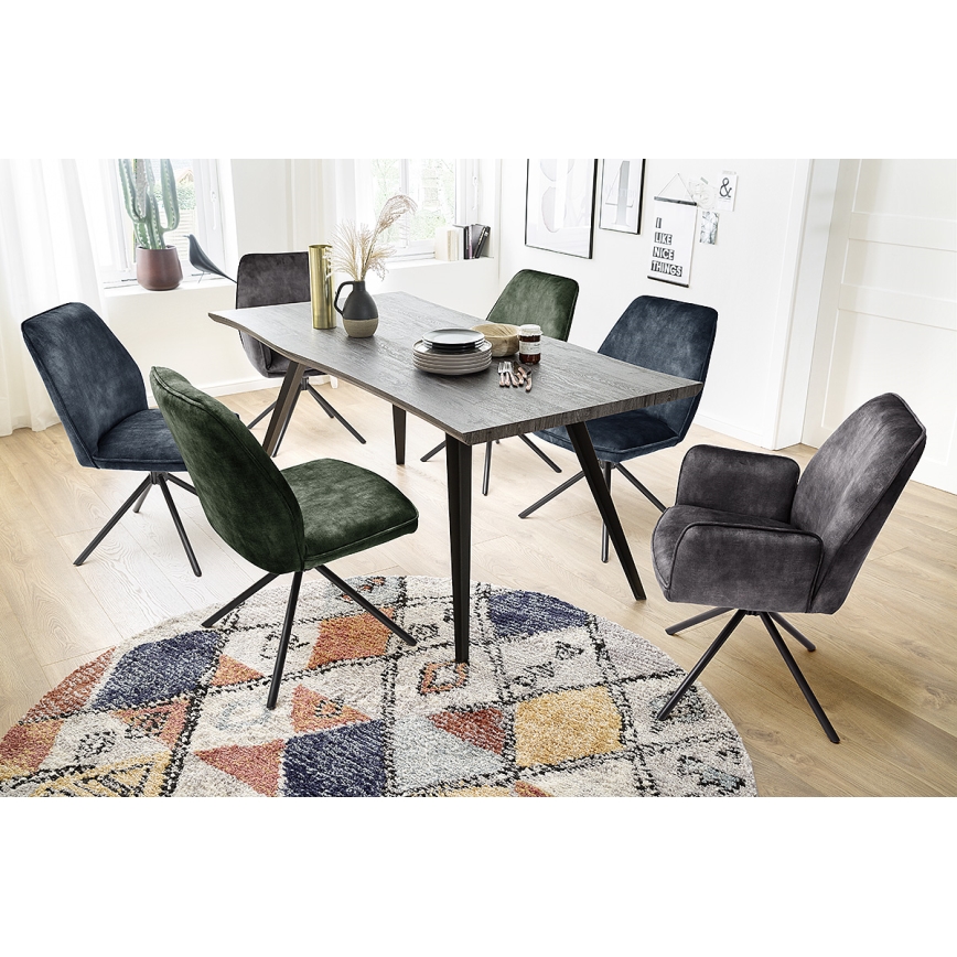 Eetkamerstoel NEXORO 1 stuk antraciet