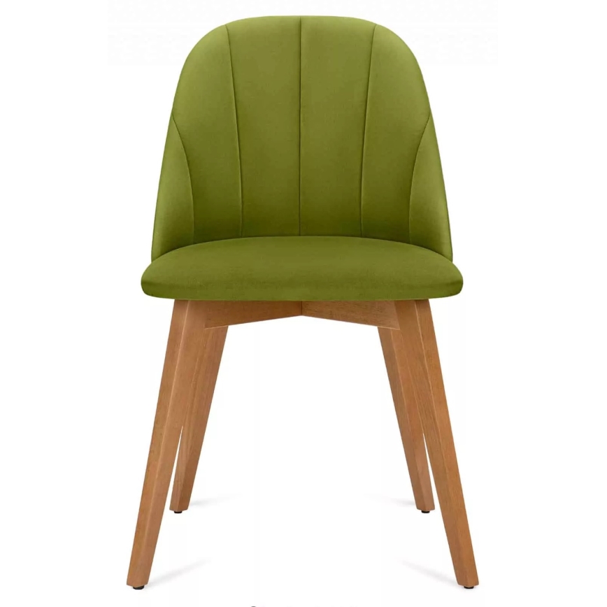 Eetkamerstoel RIFO 86x48 cm licht groen/beuken