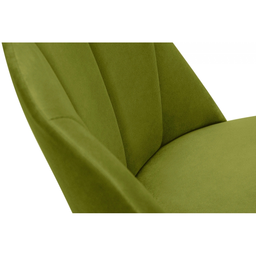 Eetkamerstoel RIFO 86x48 cm licht groen/beuken