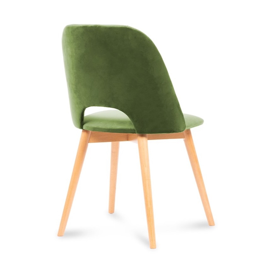 Eetkamerstoel TINO 86x48 cm licht groen/beuken