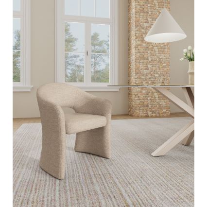 Eetkamerstoel met armleuningen TORI beige