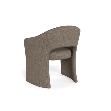 Eetkamerstoel met armleuningen TORI taupe