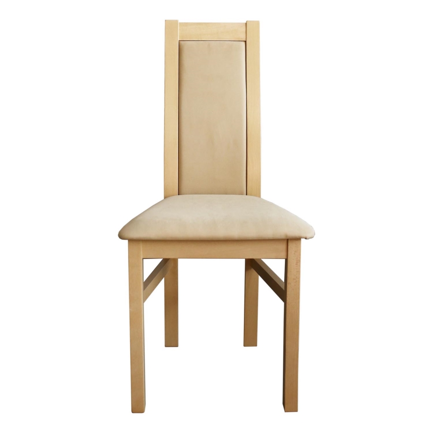 Eetkamerstoel ZOE beuken/crème
