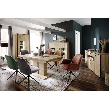 Eetkamerstoelen NEXORO, set van 2, rood