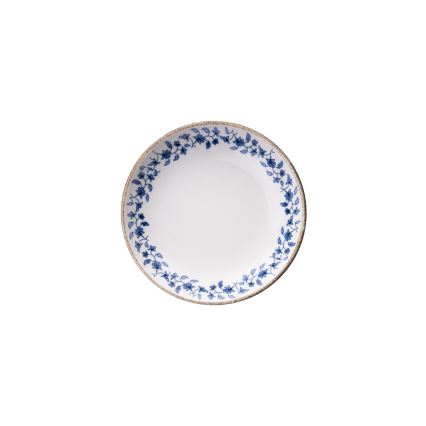 Eetservies 18 st wit/blauw/porselein