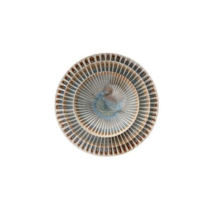 Eetservies 24-delig kleurrijk/porselein