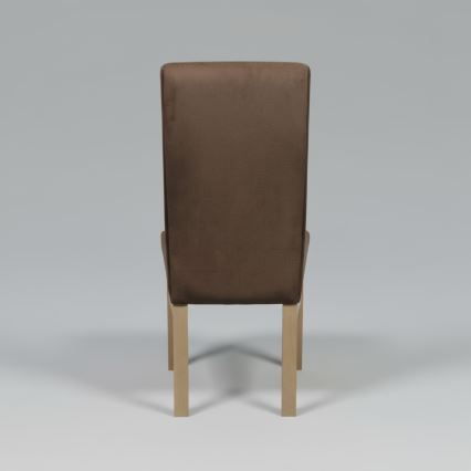 Eetkamerstoel ALISON bruin/beuk