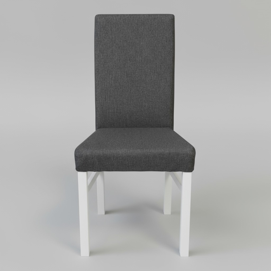 Eetkamerstoel ALISON grijs/wit