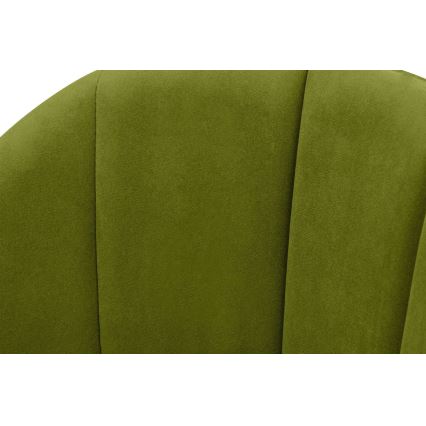 Eetkamerstoel BOVIO 86x48 cm lichtgroen/beuk