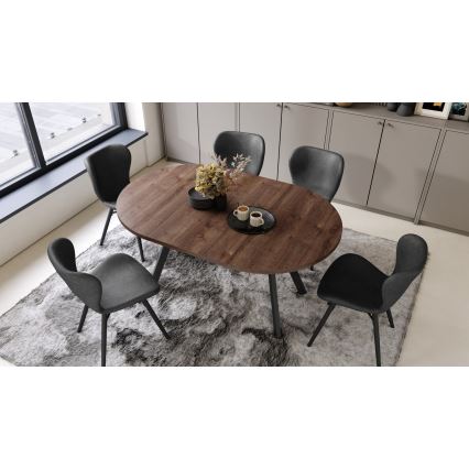 Eettafel ARTUR eiken/zwart