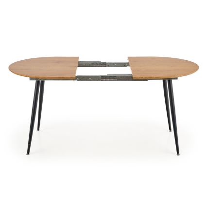 Eettafel BALNOR eiken/zwart