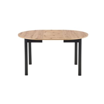 Eettafel CALMIO artisan eiken/zwart