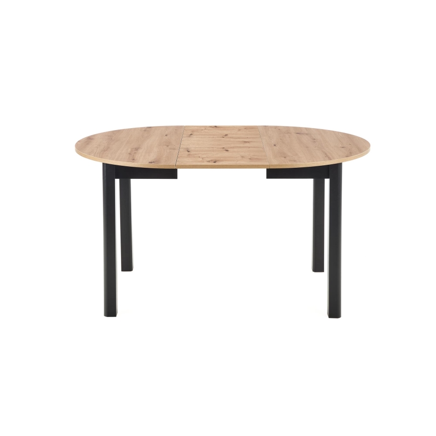 Eettafel CALMIO artisan eiken/zwart