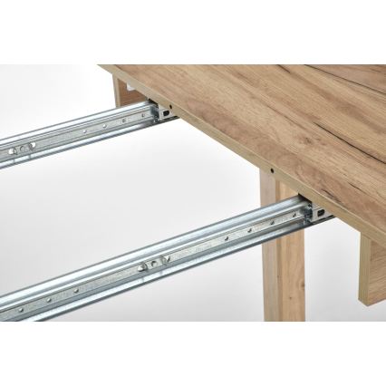 Eettafel CALMIO in Craft-eik