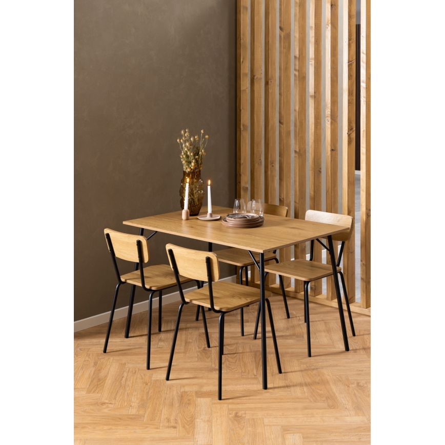 Eettafel CARYS eiken