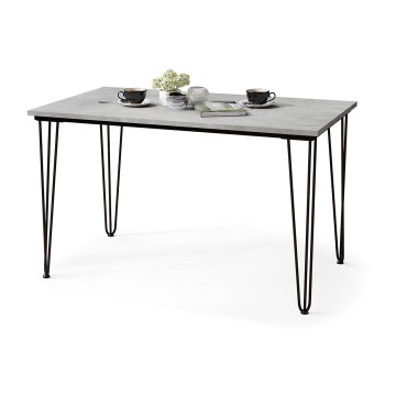 Eettafel HALIJA grijs