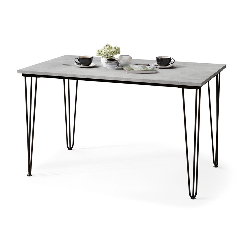 Eettafel HALIJA grijs