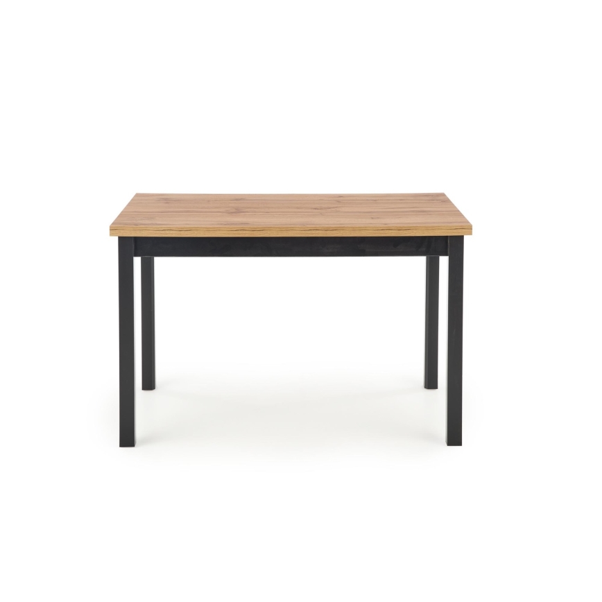 Eettafel KINDOR eiken wotan/zwart
