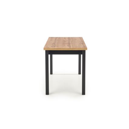 Eettafel KINDOR eiken wotan/zwart