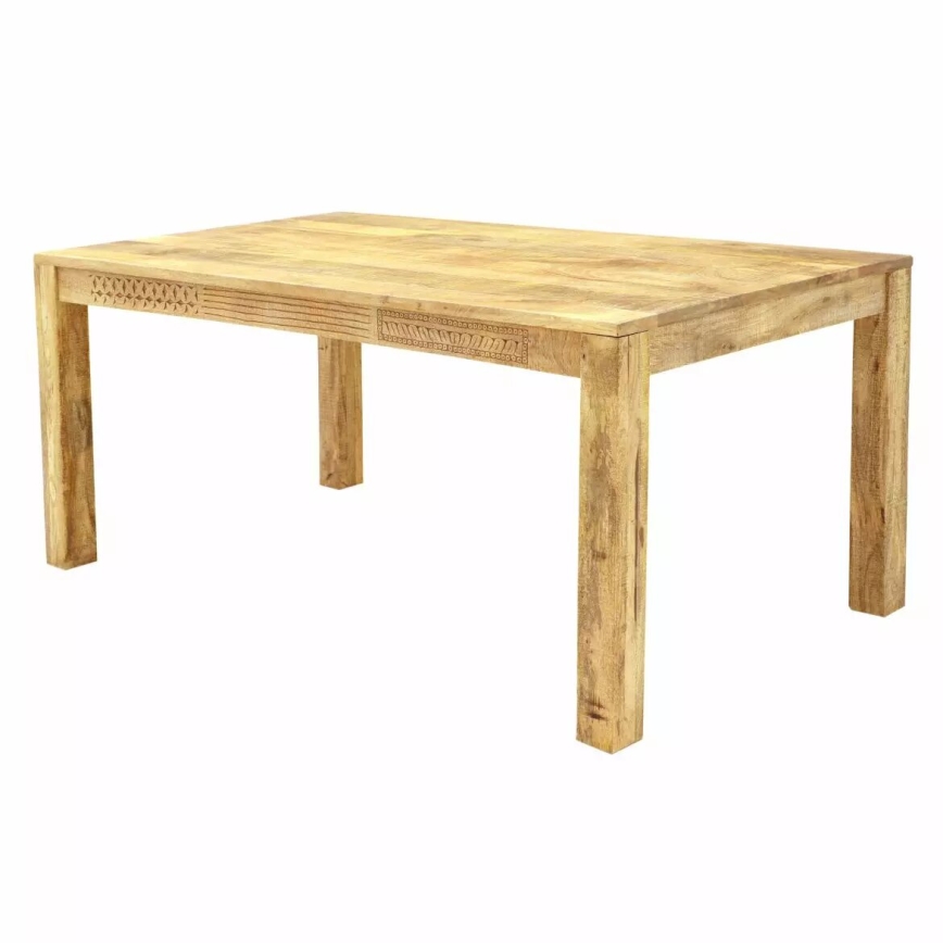 Eettafel MANU 200x90 cm massief hout/mangoboom