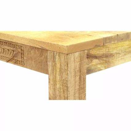 Eettafel MANU 200x90 cm massief hout/mangoboom