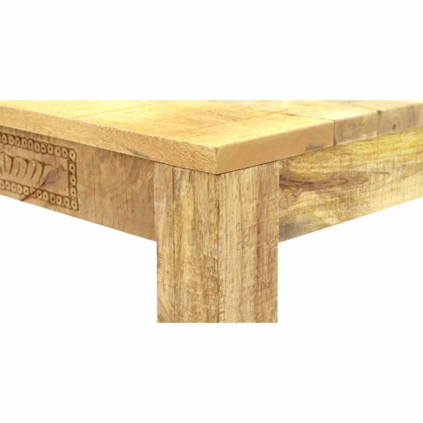 Eettafel MANU 200x90 cm massief hout/mangoboom