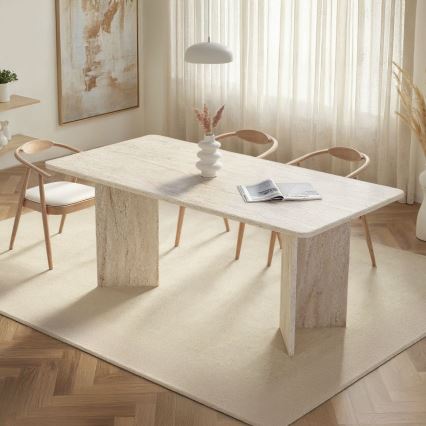 Eettafel NEL 180x90 cm travertijn
