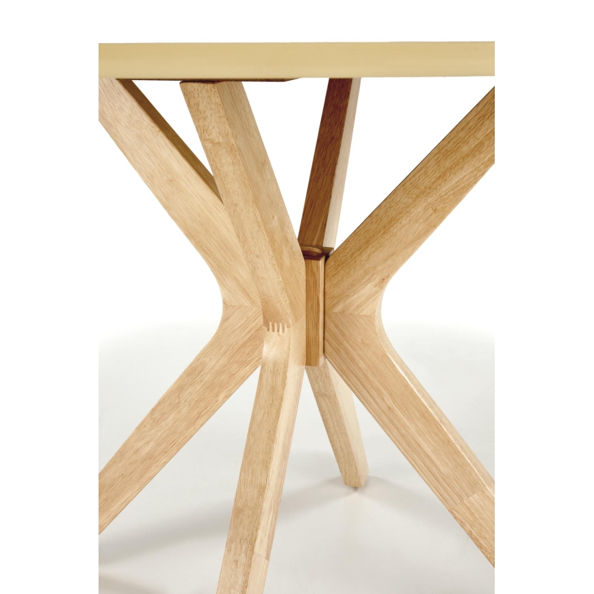 Eettafel NICOLAS Ø 120 cm, bruin