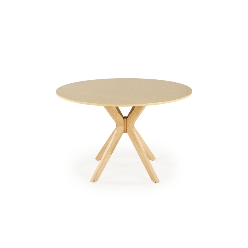Eettafel NICOLAS Ø 120 cm, bruin