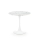 Eettafel PACIS, wit marmerdecor/wit