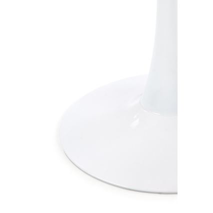 Eettafel PACIS, wit marmerdecor/wit