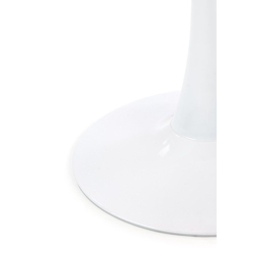 Eettafel PACIS, wit marmerdecor/wit