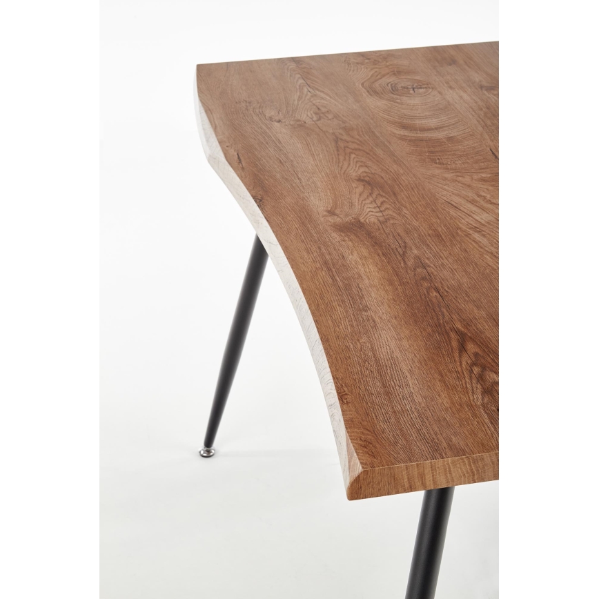 Eettafel SOLACE eik/zwart