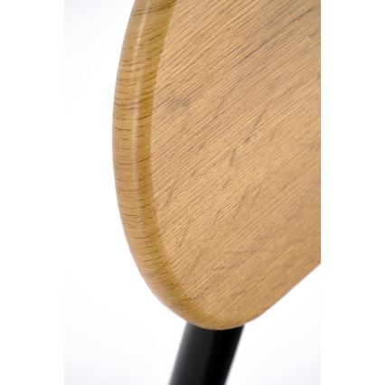 Eettafelset NANDO 84x54 cm grijs/bruin/zwart
