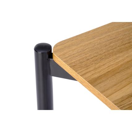 Eettafelset NANDO 84x54 cm grijs/bruin/zwart