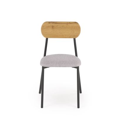 Eettafelset NANDO 84x54 cm grijs/bruin/zwart
