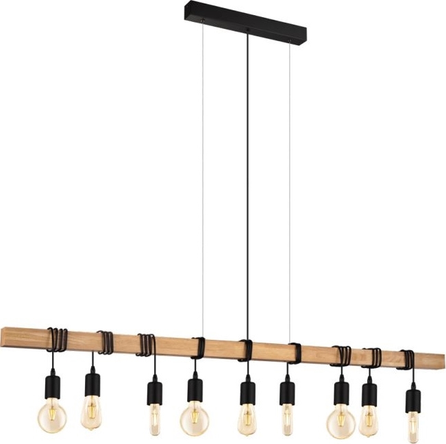 Eglo 182429 - Kroonluchter aan kabel TOWNSHEND 9xE27/60W/230V