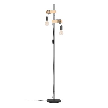 Eglo 183215 - Vloerlamp TOWNSHEND 2xE27/10W/230V