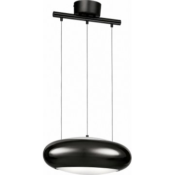 Eglo 18912 - CARSICO hanglamp aan kabel 1xE27/60W/230V zwart-chroom